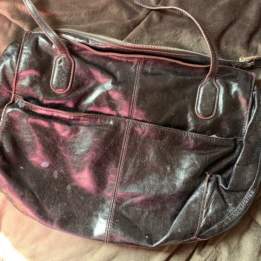 Black hobo bag
